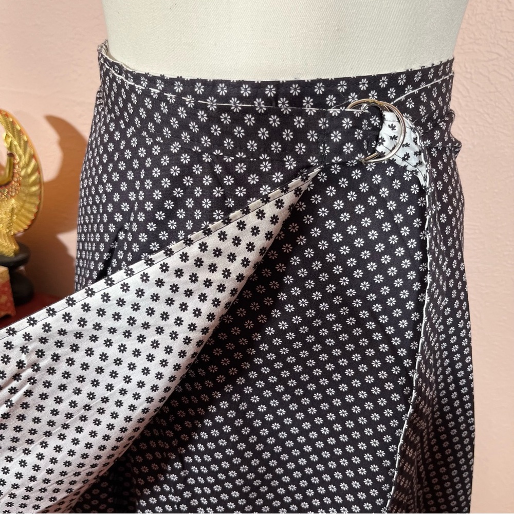 NOT FOR SALE Vintage Black and White Midi Skirt
